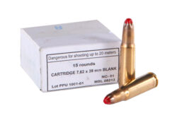 PPU PPB739 Blank Ammo  7.62x39mm 15 Per Box/ 96 Case
