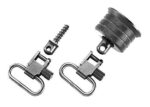 Uncle Mike's 18015 Mag Cap Swivel Set made of Steel with Blue Fin