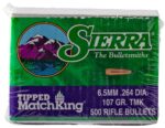 Sierra 7407C Tipped MatchKing  6.5 Creedmoor .264 107 gr Tipped M
