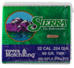 Sierra 7430C Tipped MatchKing  264 Cal .264 130 gr Tipped MatchKi