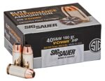 Sig Sauer E40SW250 Elite Performance  40 S&W 180 gr V Crown Jacke
