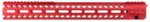 Strike STRIKERAIL Strike Rail  AR-15 Red Aluminum 17 M-LOK