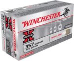 Winchester Ammo WC3571 Super X  357 Mag 125 gr Winclean Brass Enc