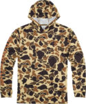 Browning Hooded Long Sleeve Tech Shirt Vintage Tan Camo L