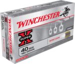 Winchester Ammo WC402 Super X  40 S&W 180 gr Winclean Brass Enclo