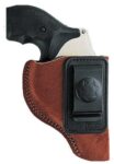 Bianchi 18026 6C  IWB Tan Leather Belt Clip Compatible w/Glock 19