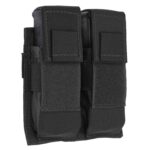 Tacshield T3602BK Universal Double Pistol Mag Pouch Black 1000D N
