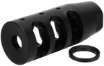 TacFire MZ1002N Compact Compensator Black Nitride Steel with 1/2-