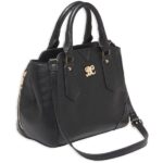 Bulldog BDP020 Satchel Purse w/Holster Black Leather for Small Au