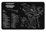TekMat TEKR17BROWNINGHP Browning High Power Cleaning Mat Browning