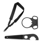 Outdoor Connection SPTK128408 A-Tac Sling made of Black Nylon Web