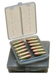 MTM 12 Rounds Case-Gard Ammo Wallet Clear Smoke