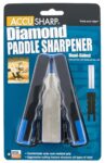 AccuSharp 051C Paddle Sharpener Folding Diamond Sharpener Black/B