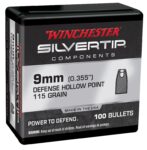 Winchester Ammo WB9ST115X Centerfire Handgun Reloading 9mm .355 1