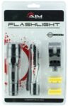 Aim Sports FHD500B Flashlight  Black Anodized 500 Lumens White CR