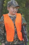 Allen 15751 Hunting Safety Vest Youth Orange Polyester