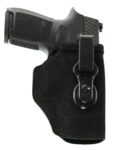 Galco TUC662B Tuck-N-Go 2.0 IWB Black Leather UniClip/Stealth Cli