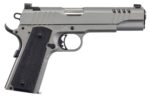 Auto-Ordnance 1911TCAC6N 1911 A1  45 ACP 7+1 5 Savage Silver Cera