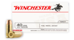 USA WHITE BOX 40 S&W HANDGUN AMMO