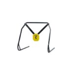 Caldwell 1140016 Gong & Target Stand  8 Yellow AR500 Steel Gong H