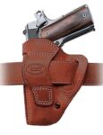 Galco AV266 Avenger  OWB Tan Leather Belt Slide Fits 4-4.25 1911