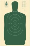 Action Target B27SGREEN100 Qualification Standard Silhouette Pape