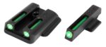 TruGlo TG131RT2 TFO  Black | Green Tritium & Fiber Optic Front Si