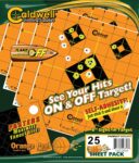 Caldwell 1166103 Orange Peel  Black/Orange Self-Adhesive 25 Sheet