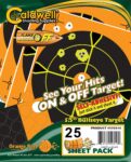Caldwell 1166108 Orange Peel  Black/Orange Self-Adhesive 25 Sheet
