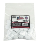 Pro-Shot 1" Round 100% Cotton Patches 600/ct