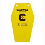 Caldwell 1116693 C  10 Coffin CP4 Yellow Powder Coat AR500 Steel