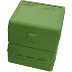 MTM Case-Gard RS10010 Ammo Box Flip-Top 223 Rem 204 Ruger Green P