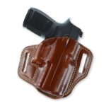 Galco CM212 Combat Master  OWB Tan Leather Belt Slide Fits 1911 R