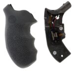 Hogue 60080 OverMolded Red Laser Enhanced Monogrip Black Smith &