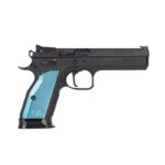 CZ-USA 91220 TS 2  9mm Luger 20+1 5.28 Blued Steel Barrel, Black