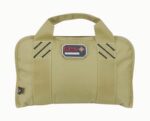 GPS Bags 1308PCT Double Pistol Case Tan Nylon w/ Visual ID Storag