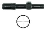 Crimson Trace Hardline Pro Rifle Scope - 6-24x50mm 30mm SFP MR1-MIL Illum