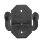 Allen Defender Double Hooks with Metal Mounting Plate Black