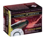 Federal P10T1 Premium  10mm Auto 180 gr Trophy Bonded Bear Claw J