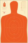 Action Target B27ERED100 Qualification Economy Silhouette Paper H