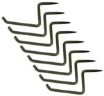Ameristep AMSAMEAC0101 Grizzly Tree Step 6 Wide Black 8 Pack