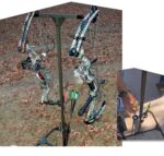 HME HMEHSPH Hard Surface Bow Practice Hanger  Green Steel