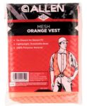 Allen 15750 Hunter's Vest OSFA Orange Polyester Mesh