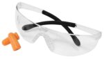 Birchwood Casey Lycus Clear Shooting Glasses with Plugs