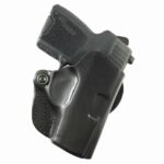 DeSantis Gunhide 019BA37Z0 Mini Scabbard  OWB Black Leather Belt