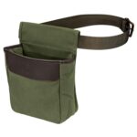 Beretta USA BS961020610076 Waxwear Shell Pouch Green Cotton/Leath