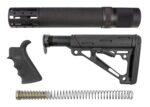 Hogue 15078 OverMolded Stock Kit Black Synthetic for AR-15, M16 I