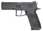 CZ-USA 91620 P-09  9mm Luger 19+1, 4.54 Black Steel Barrel, Black
