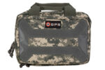 GPS Bags PC15ACU Pistol Case  Black 600D Polyester Holds 1 Handgu