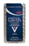 CCI 0051 Pistol Match Competition 22 LR 40 gr Lead Round Nose 50